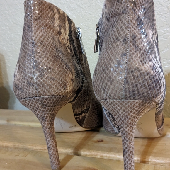Jessica Simpson python booties - Picture 2 of 6